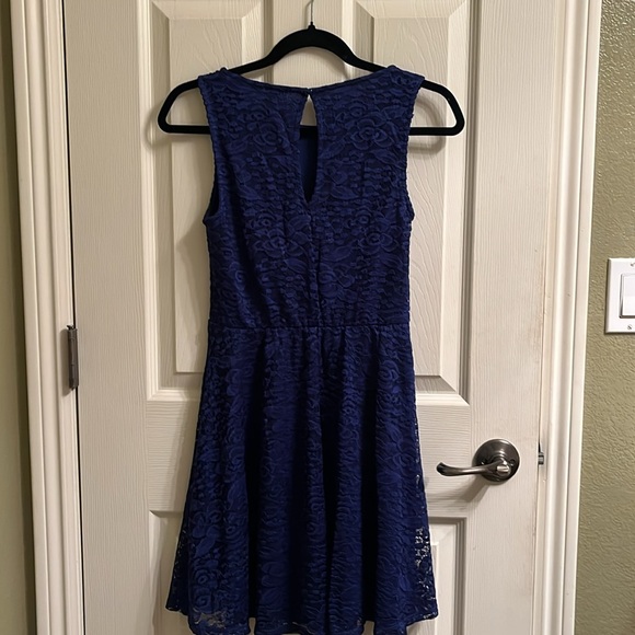 Cute royal blue part dress, size XS. - Picture 2 of 3